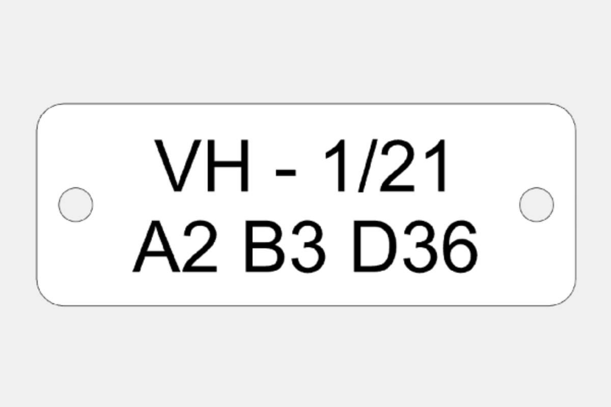 Graveeritud plastist silt