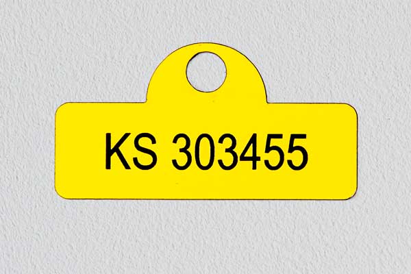 Engraved Plastic Hanging Sign