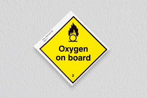 Oxygen On Board Sticker