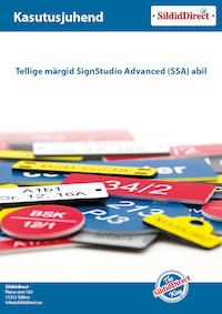 Tellige märgid SignStudio Advanced (SSA) abil